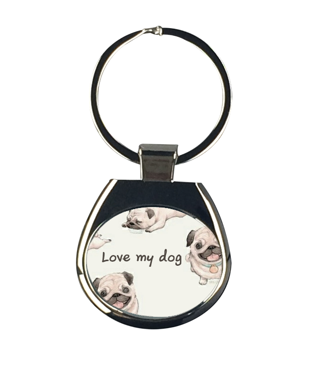 พวงกุญแจ Love dog design Key-ring